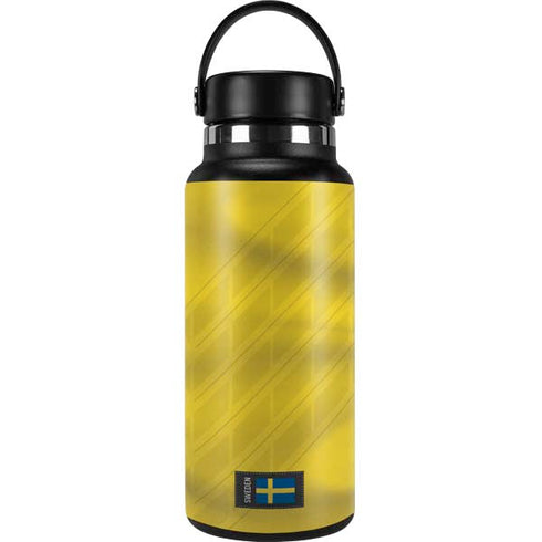 Sweden Soccer Flag Hydro Flask 32oz Wide Mouth Skin